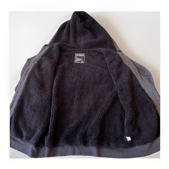 3/$25 SALE Urban Pipeline Boys XL Gray Full Zip Hoodie Faux Fur Lined Sweatshirt - Picture 5 of 9